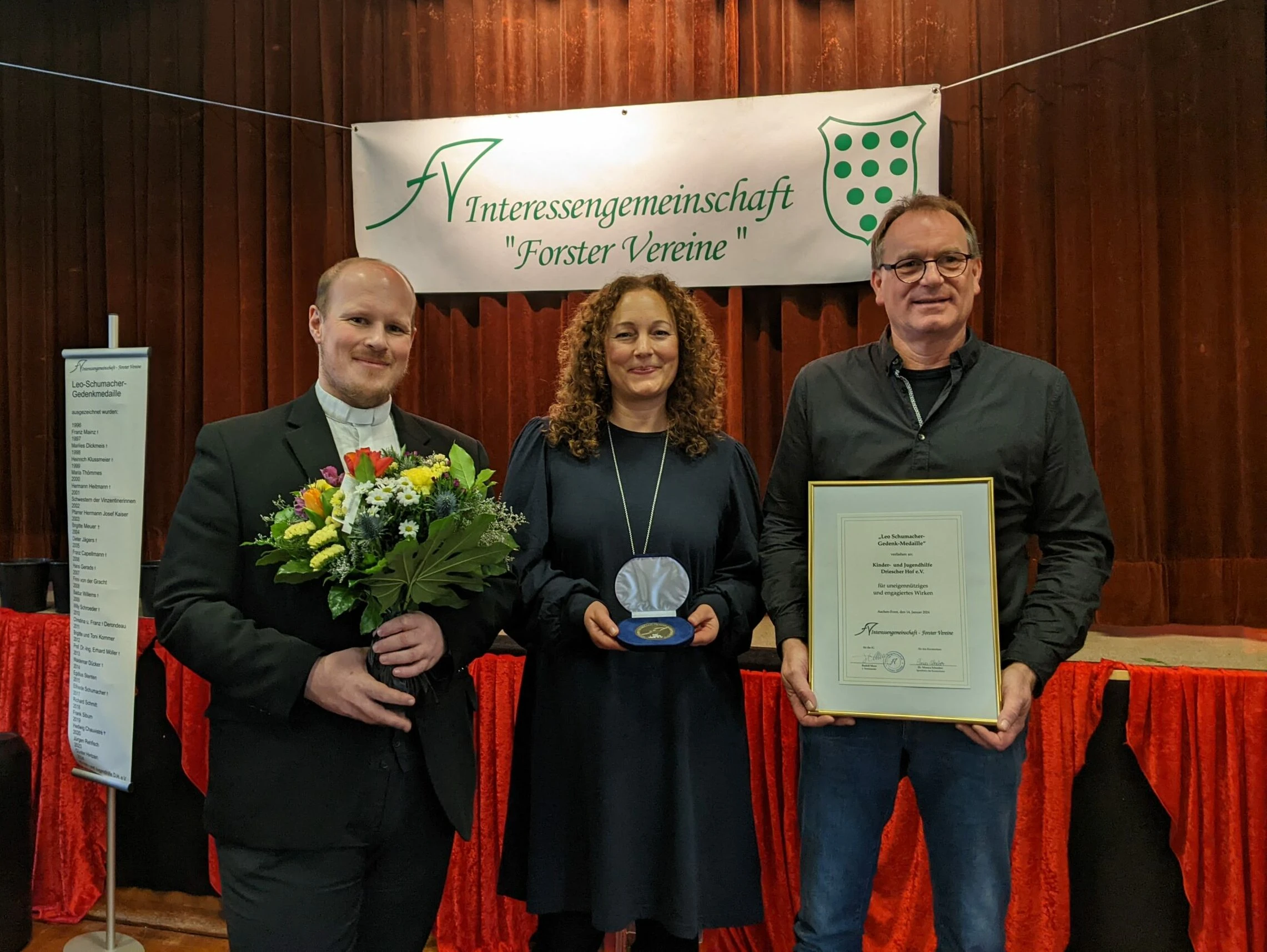 Verein wird mit der Leo Schumacher Gedenkmedaille ausgezeichnet